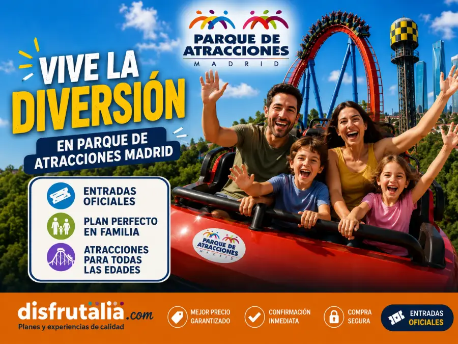 Parque de Atracciones de Madrid - Promoci&oacute;n 45%
